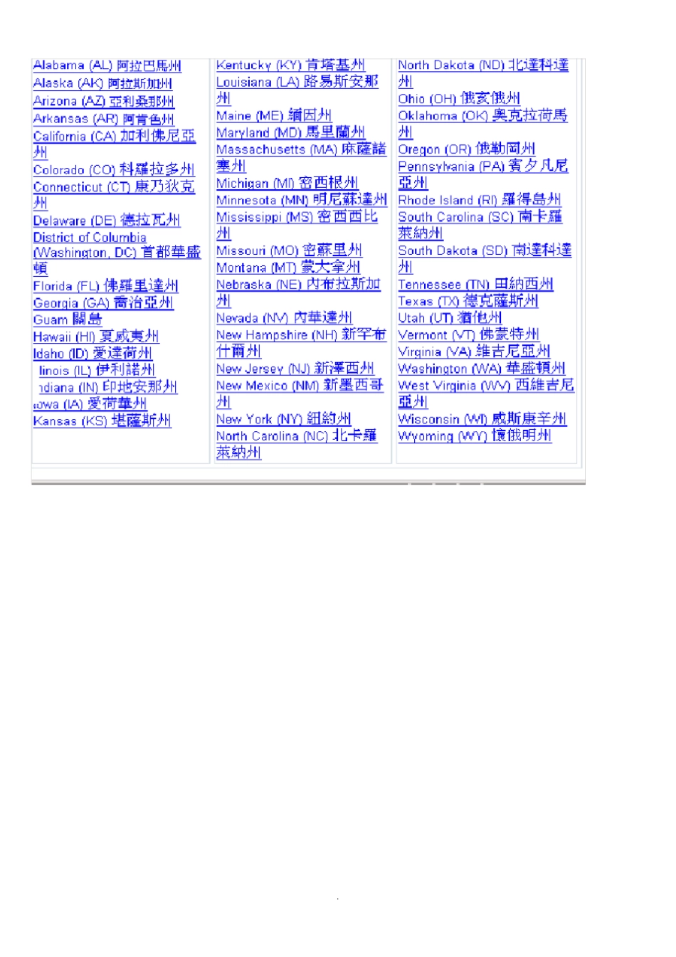 美国50个州附地图_第2页