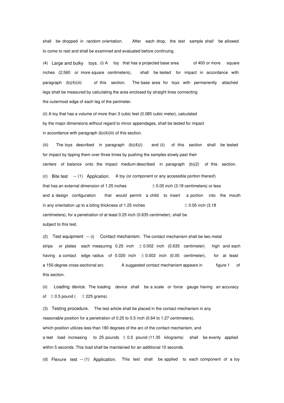 美国联邦法规16CFR150051供18个月以下儿童使用的玩具和其他物品正常使用和滥用模拟试验方法_第2页