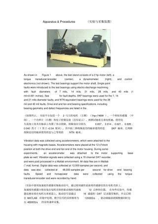 美国西储大学轴承资料1