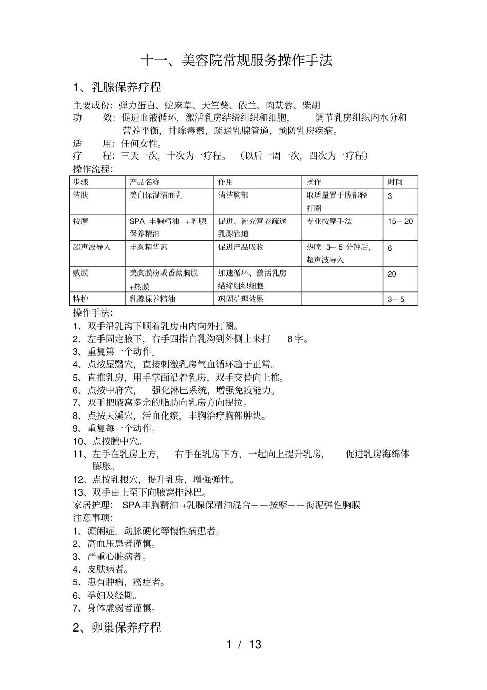 美容院常规操作手法_第1页