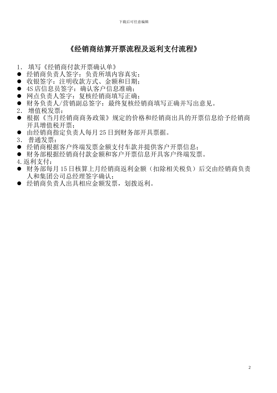 汽车4s二级网点合同附件_第2页