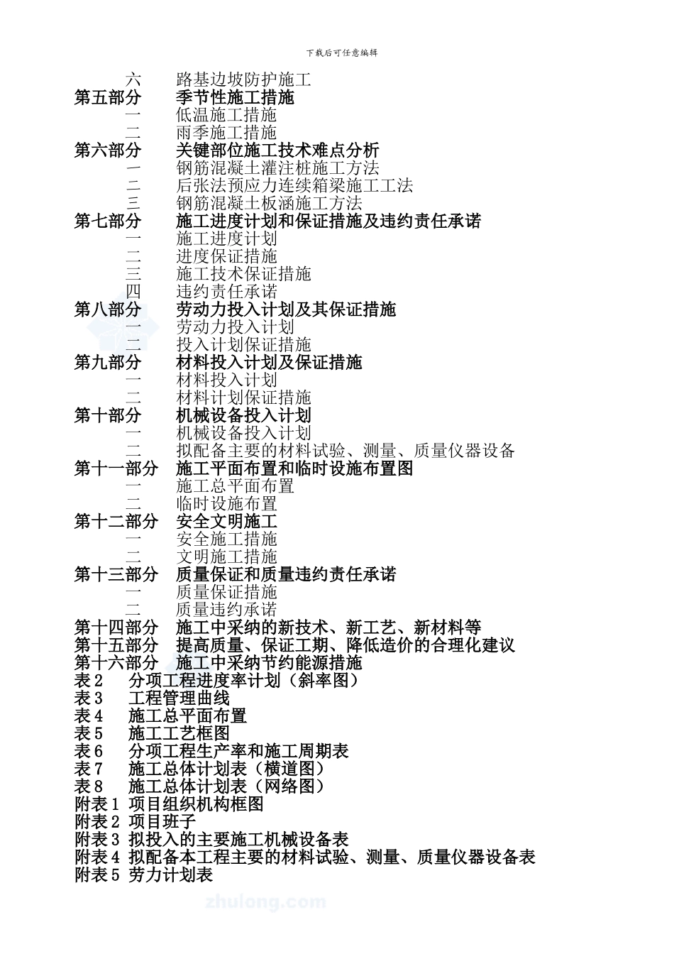 沿黄一级公路某合同段施工组织设计_第2页