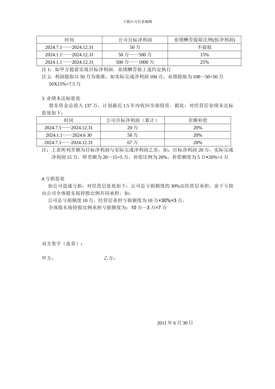 湖南世元鑫铭贵金属投资管理有限公司股东合作协议范文_第2页