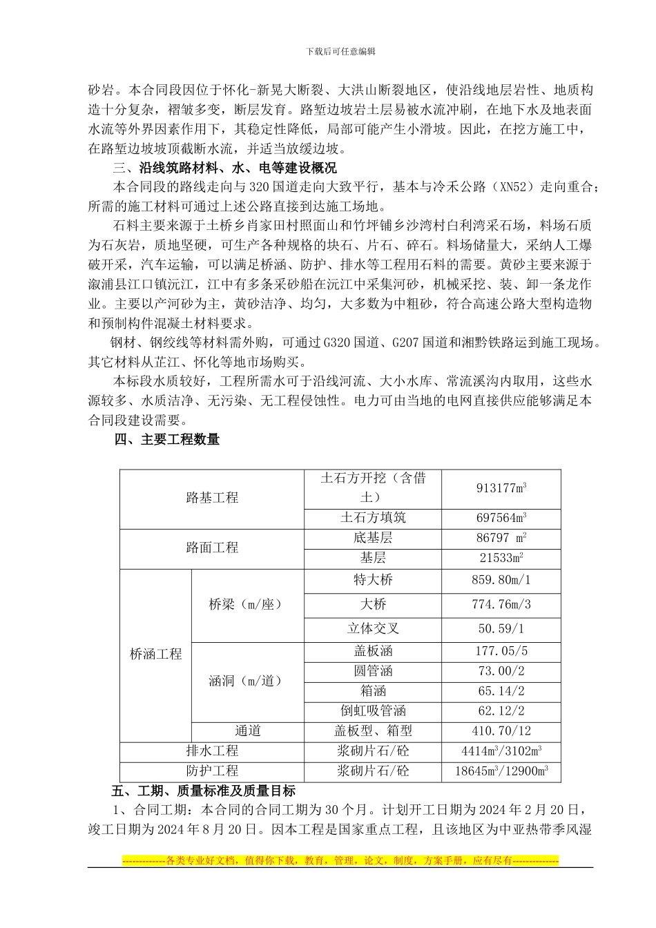 湖南怀新高速10合同_第3页