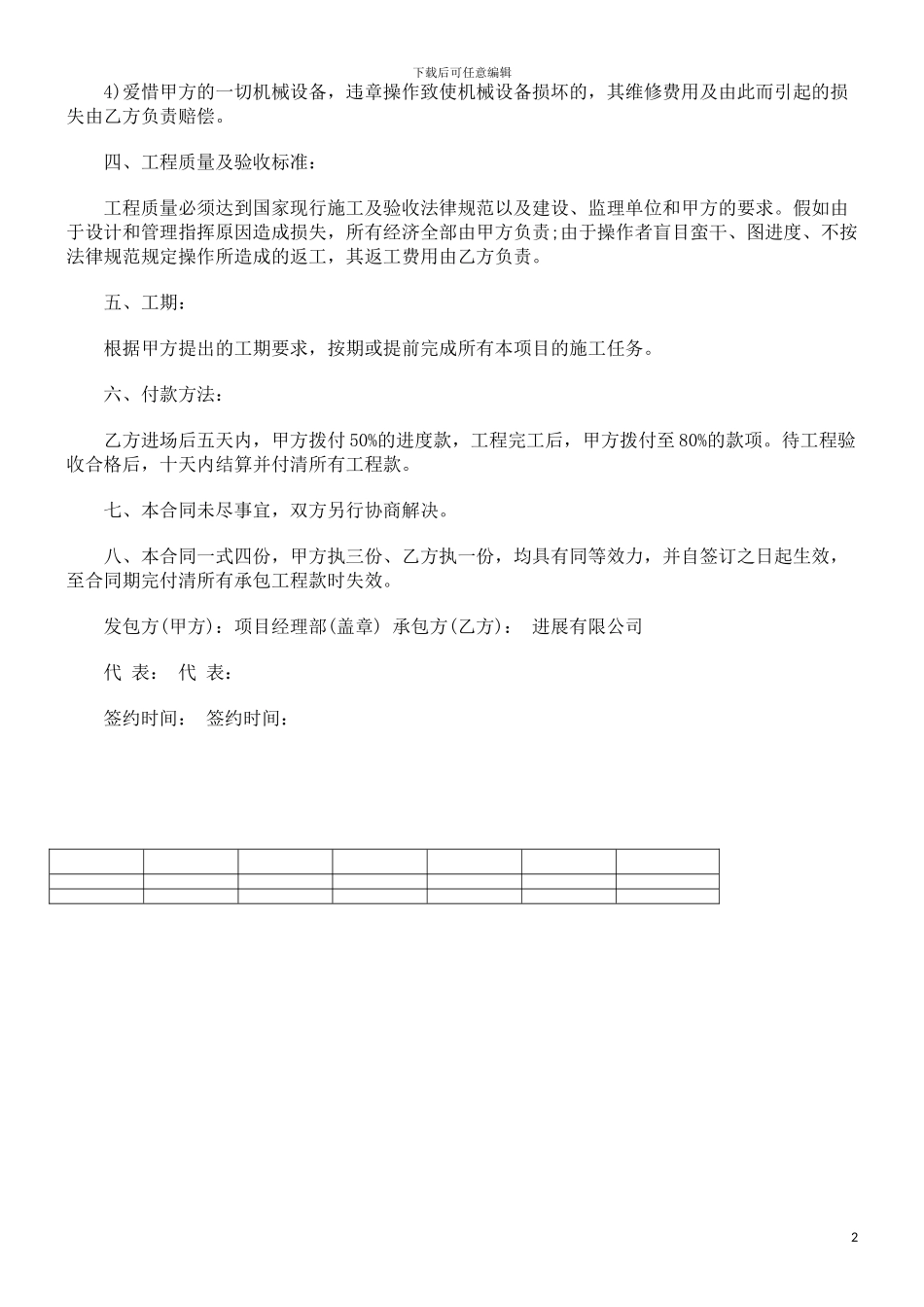 硅钙板天花吊顶施工承包合同发展与协调_第2页