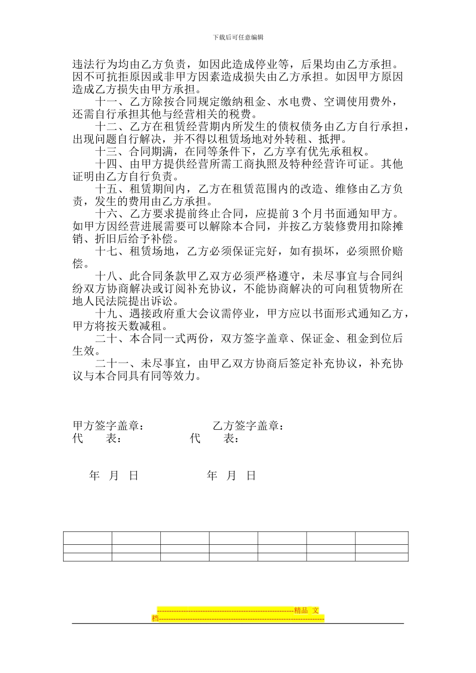 租赁经营合同书_第2页