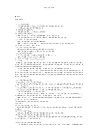 第六章--合同的履行
