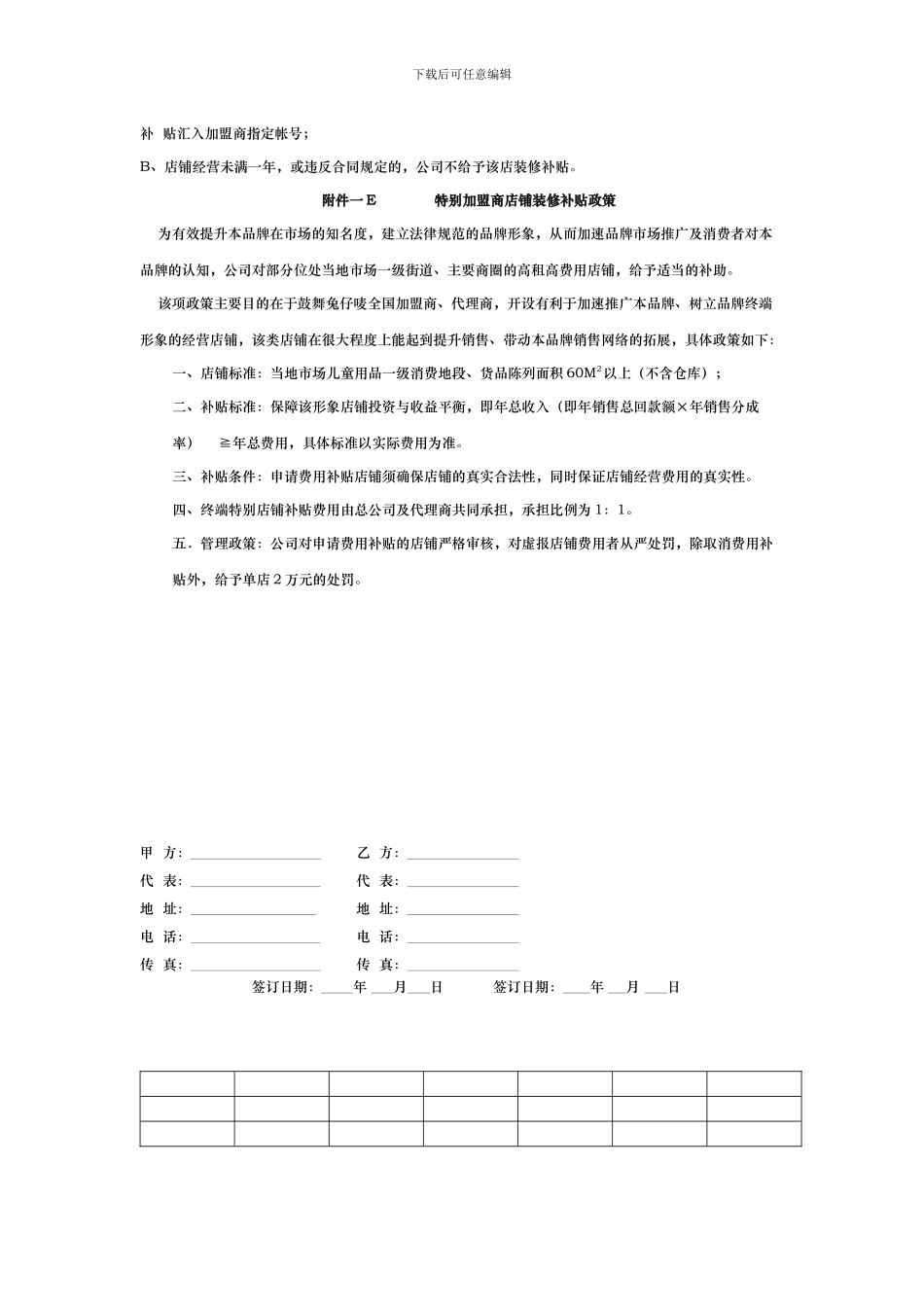 终端加盟合同附件一A.140414docx_第3页