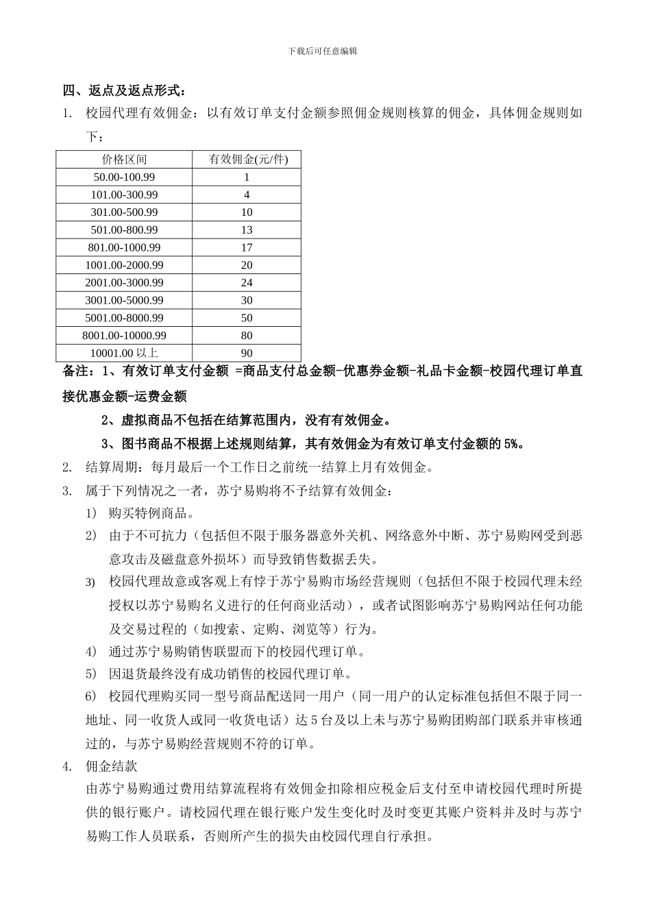 苏宁易购校园代理协议书_第3页