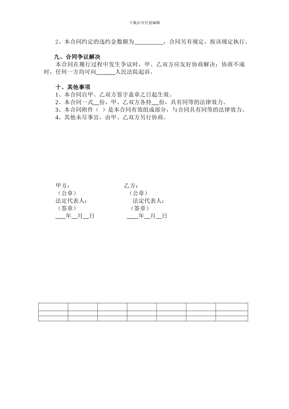 营销顾问合同范本_第3页