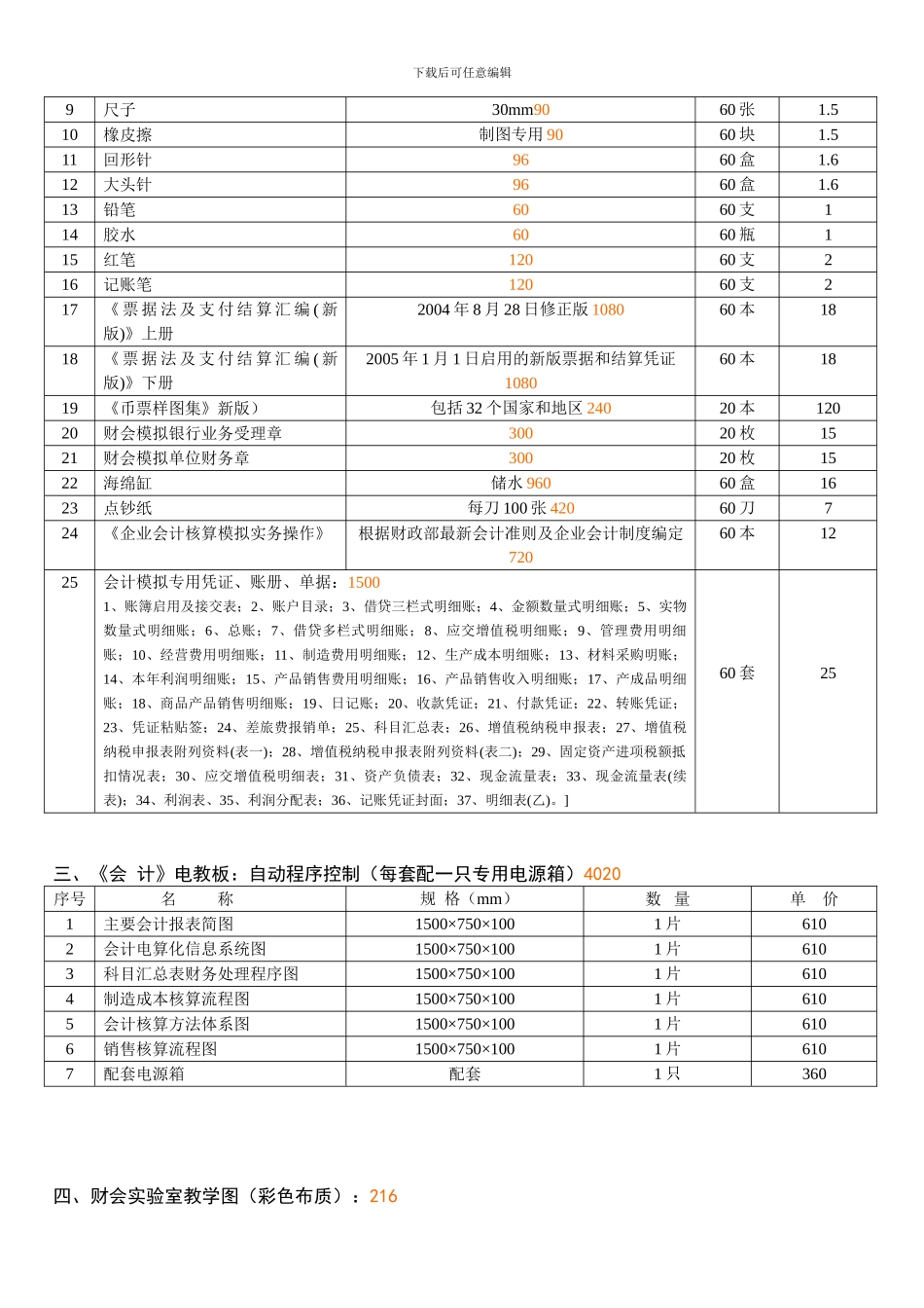财会模拟实验室设备60座发_第3页