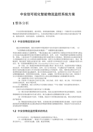 可视化智能监控系统方案