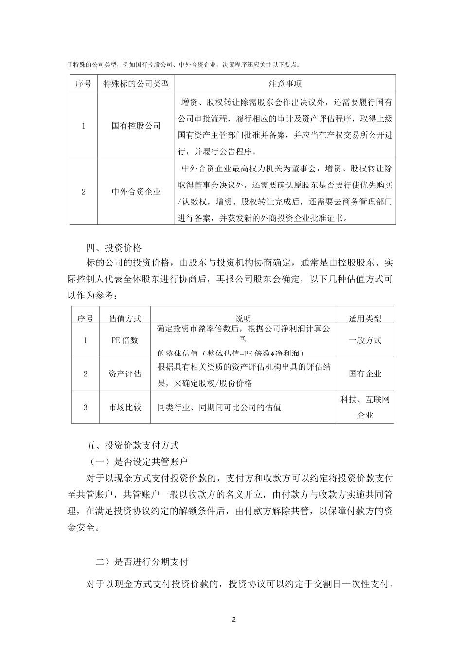 股权投资合同审查要点_第2页