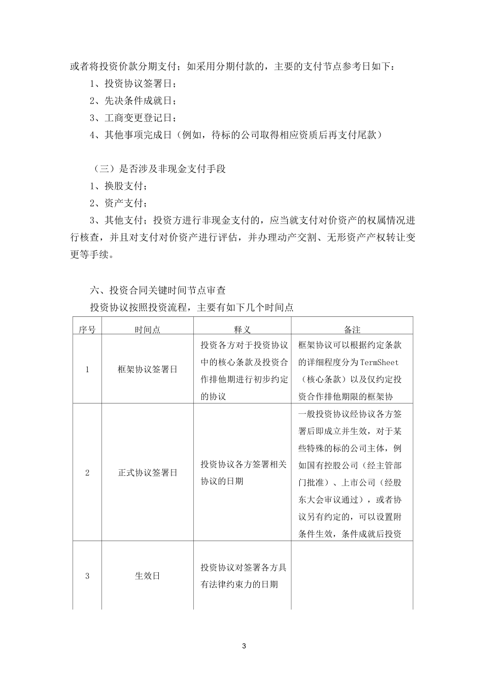 股权投资合同审查要点_第3页