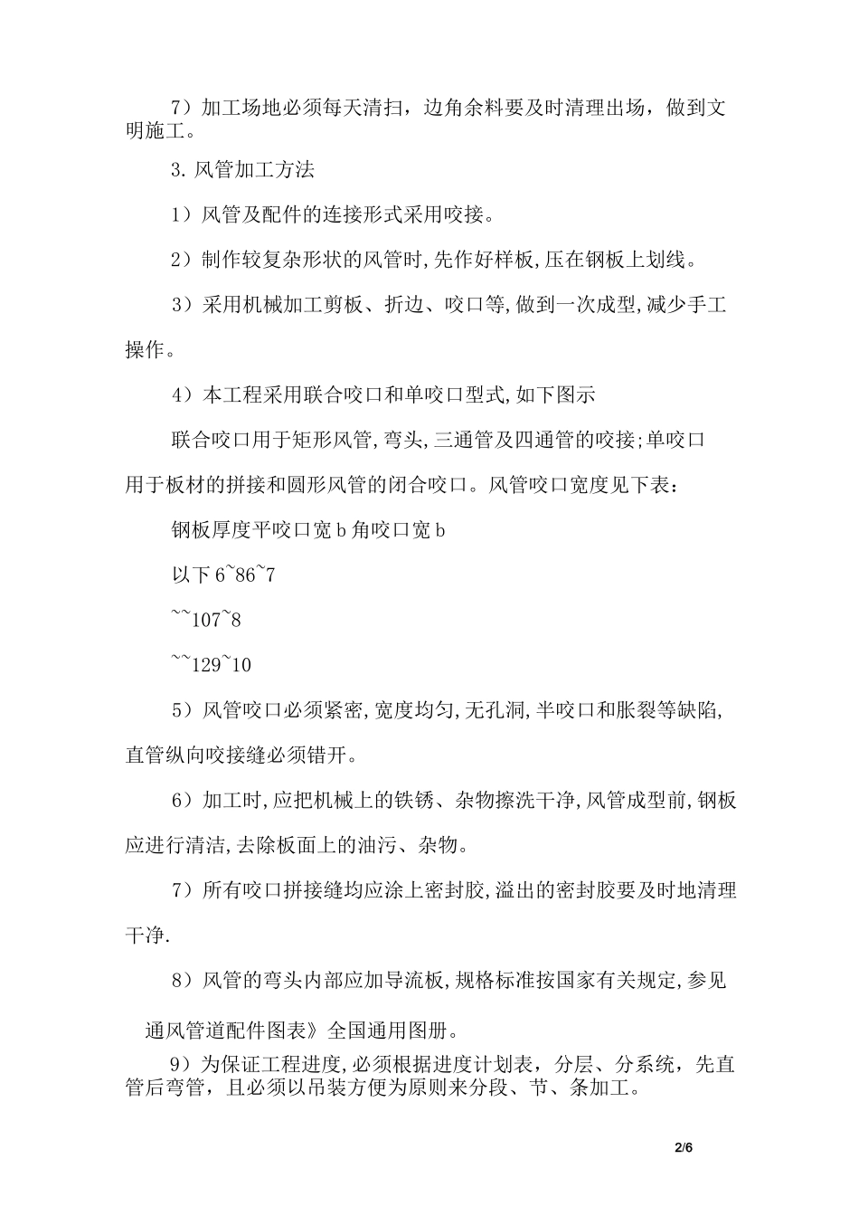 风管的制作(法兰连接)施工方法_第2页