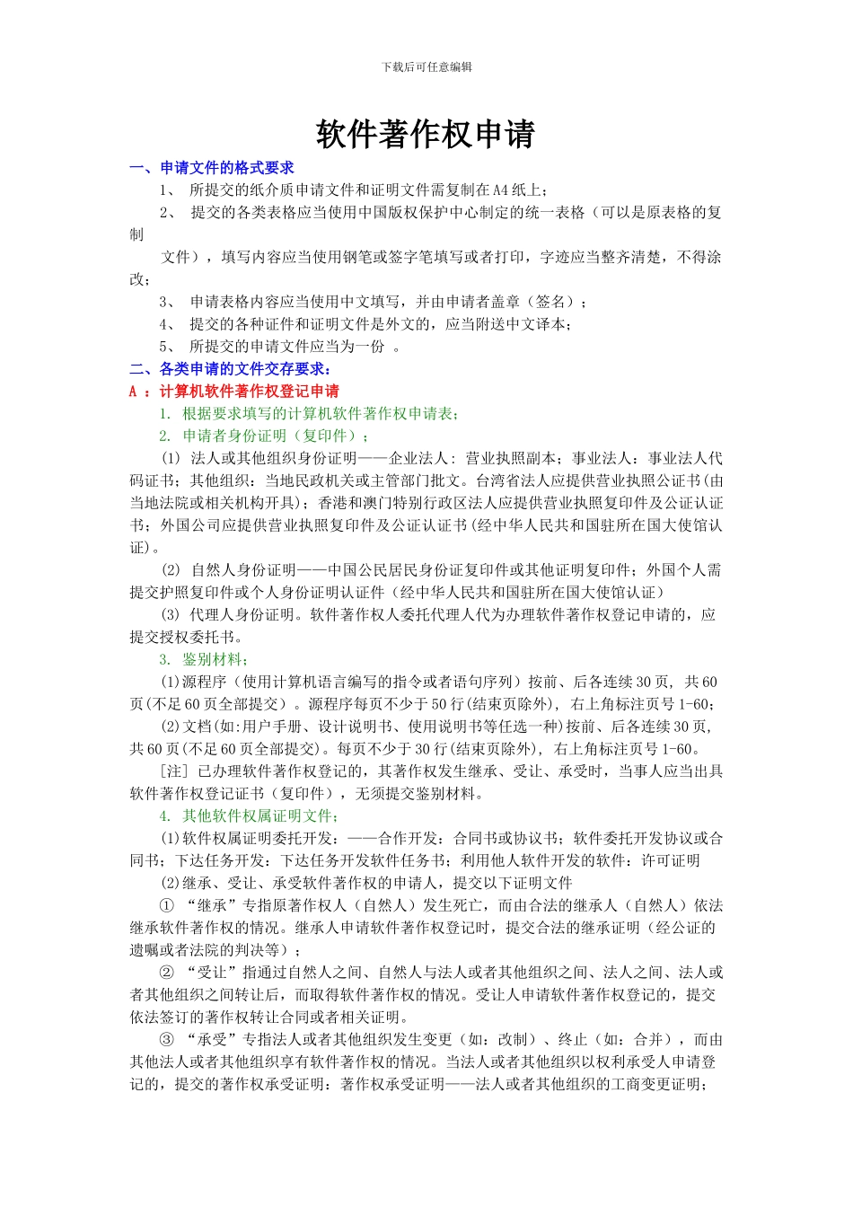 软件著作权申请小结-by-sunyzz_第1页