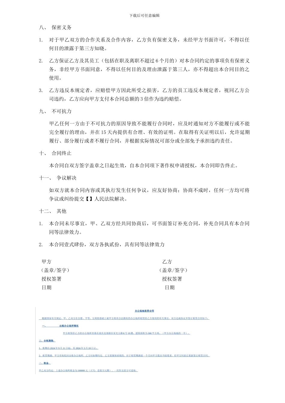 软著委托代理合同_第3页