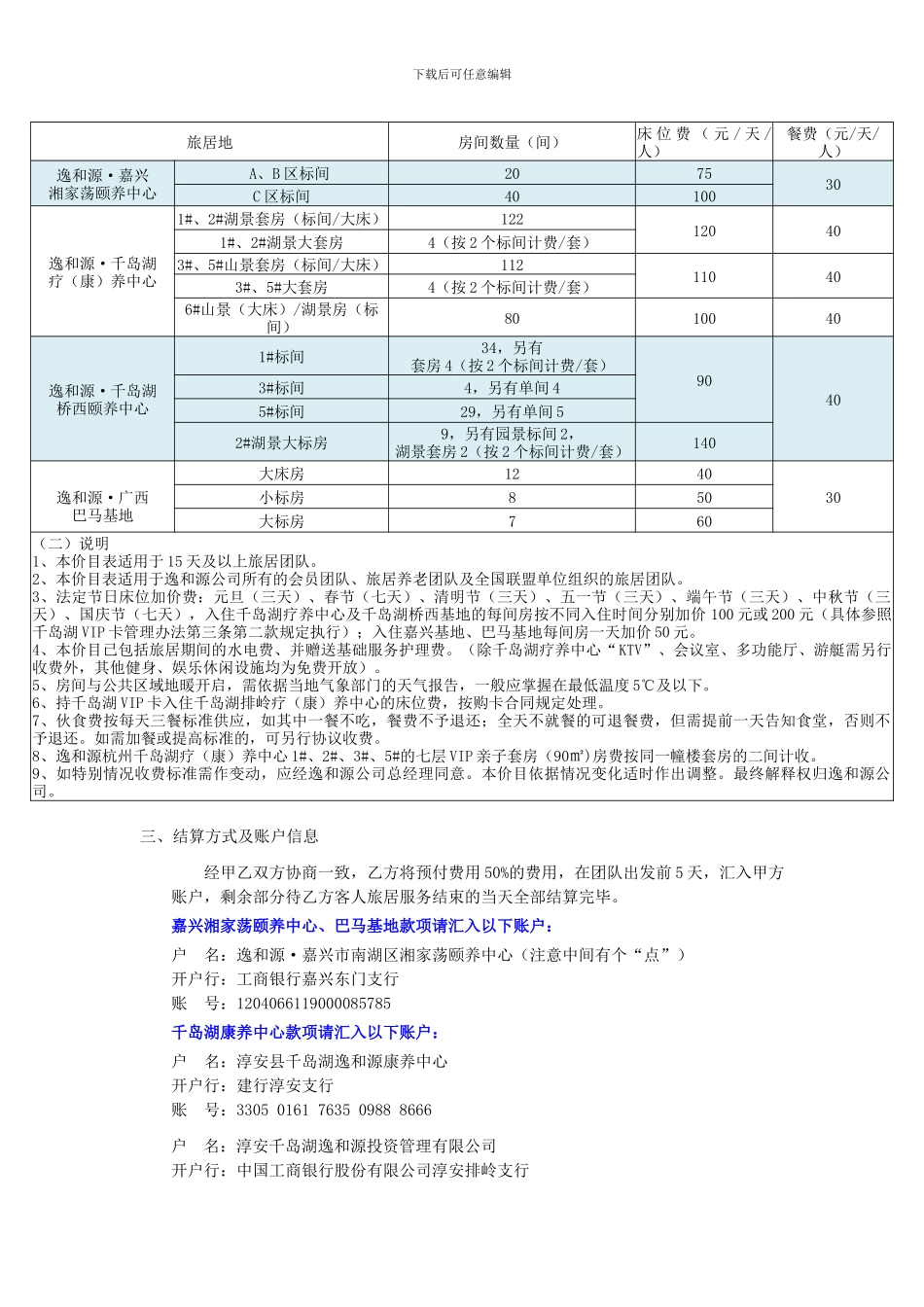 逸和源旅居养老合作协议_第2页