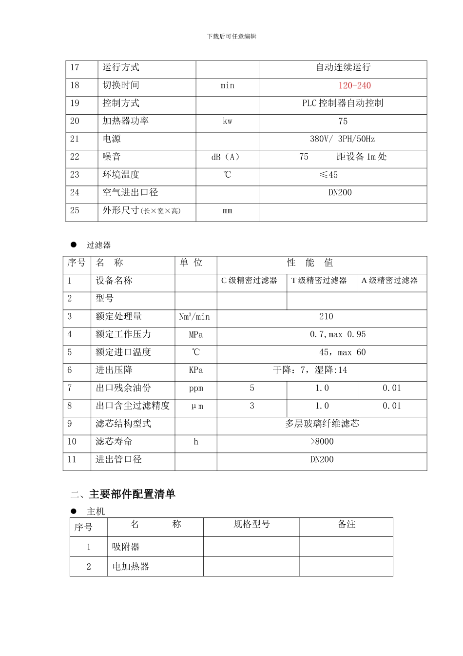 邯郸工厂吸附式干燥机采购技术协议日_第2页