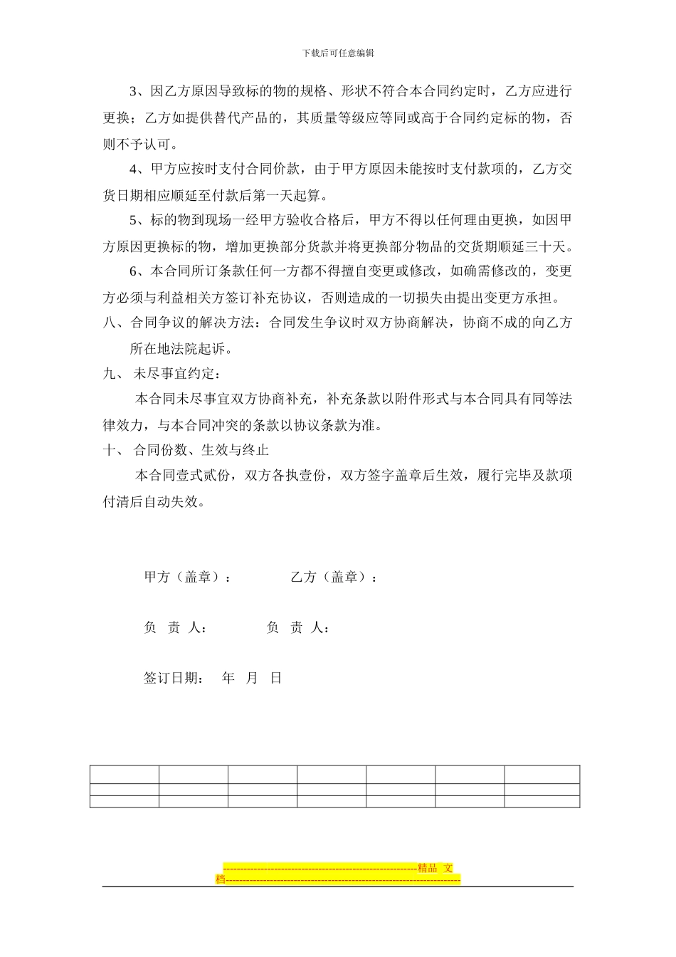 酒店陈列工艺品购销合同_第2页