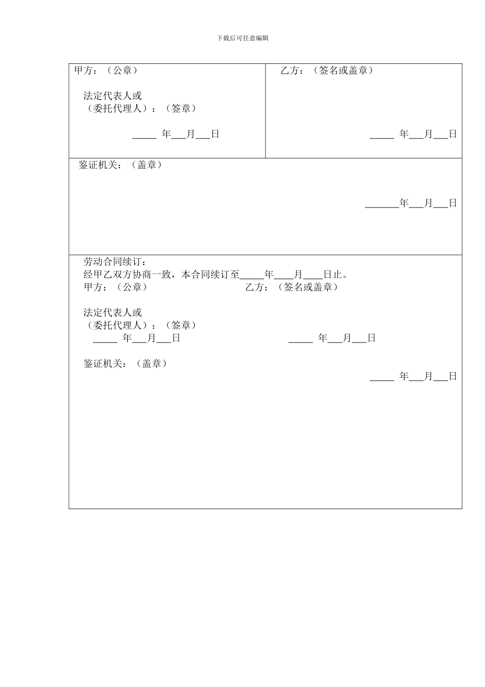 长沙市非全日制用工劳动合同范本_第3页