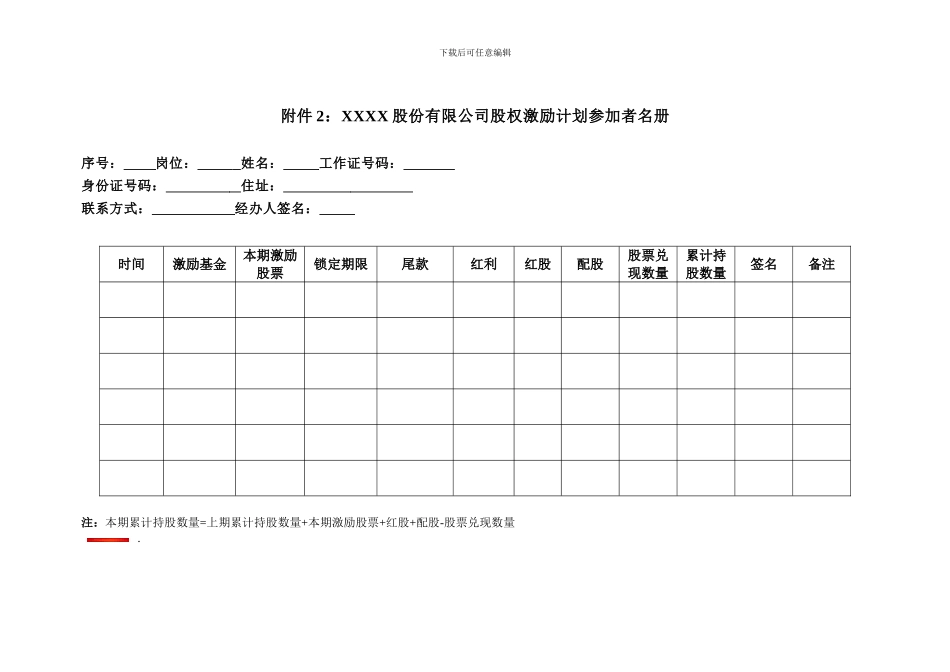附件2-股权激励计划参与者名册_第1页