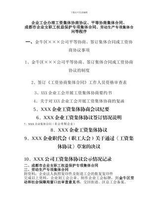 非公有制-集体合同及工资协商女工劳动生产资料