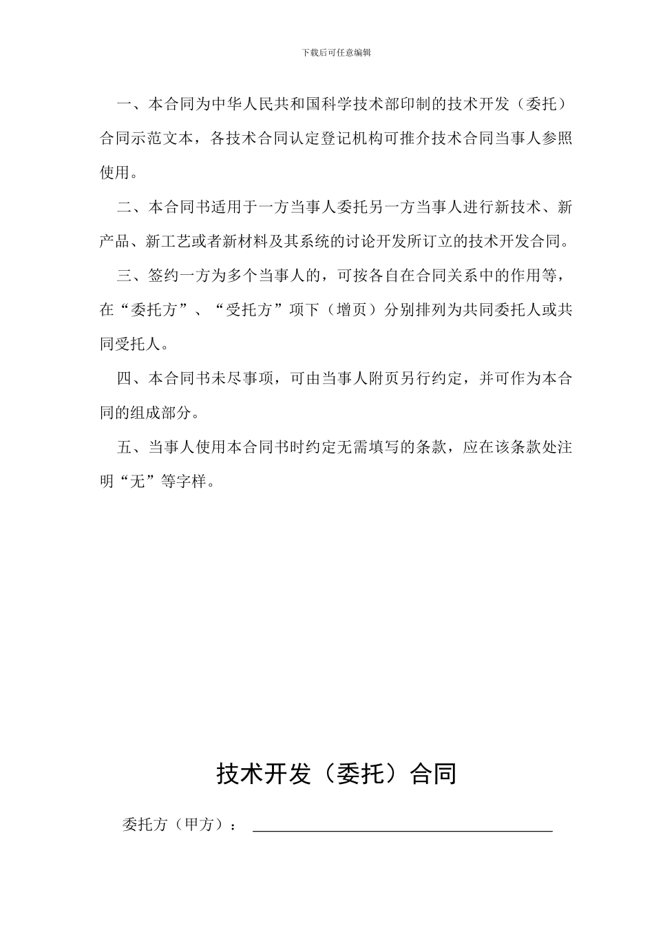 项目开发合同_第2页