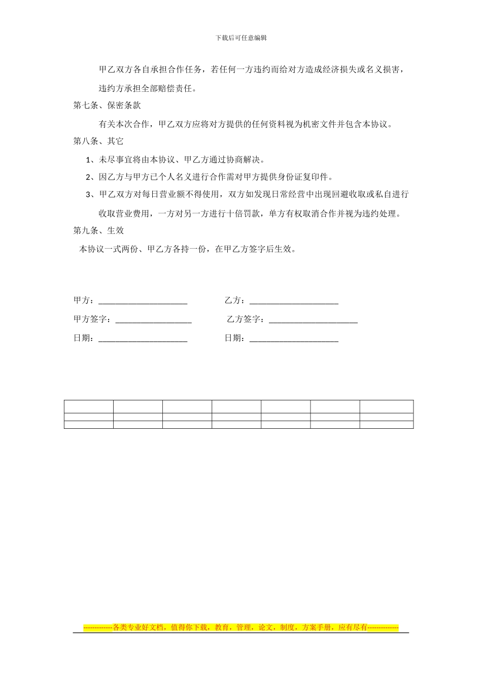 项目开发合作协议合同范本_第2页