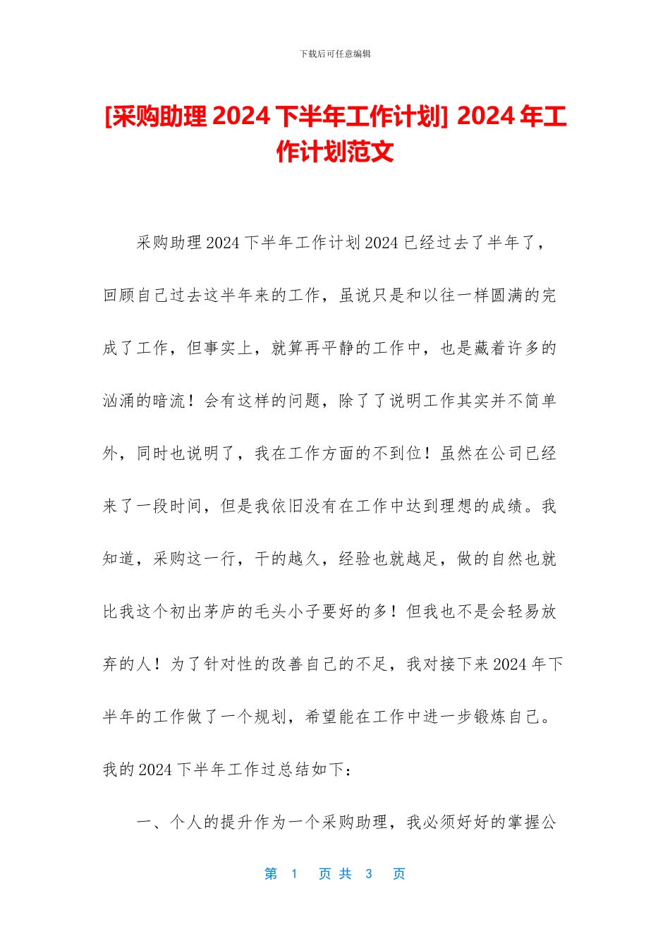 -2024年工作计划范文_第1页