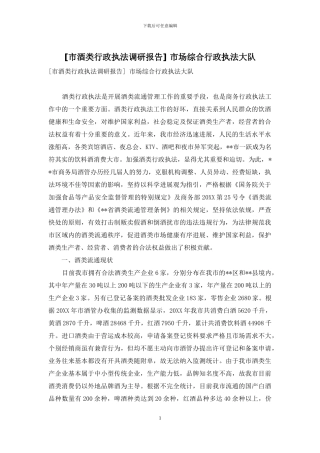 -市场综合行政执法大队