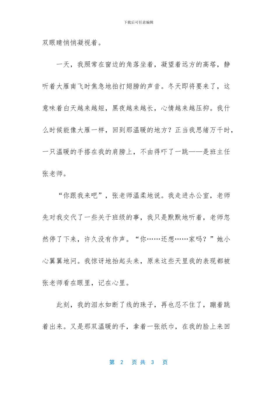 -我心中的英雄作文初三_第2页