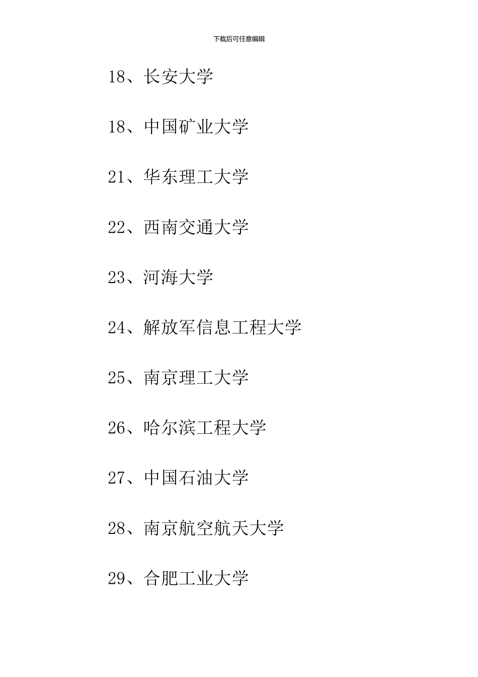 2024关于同济大学专业排名_第3页