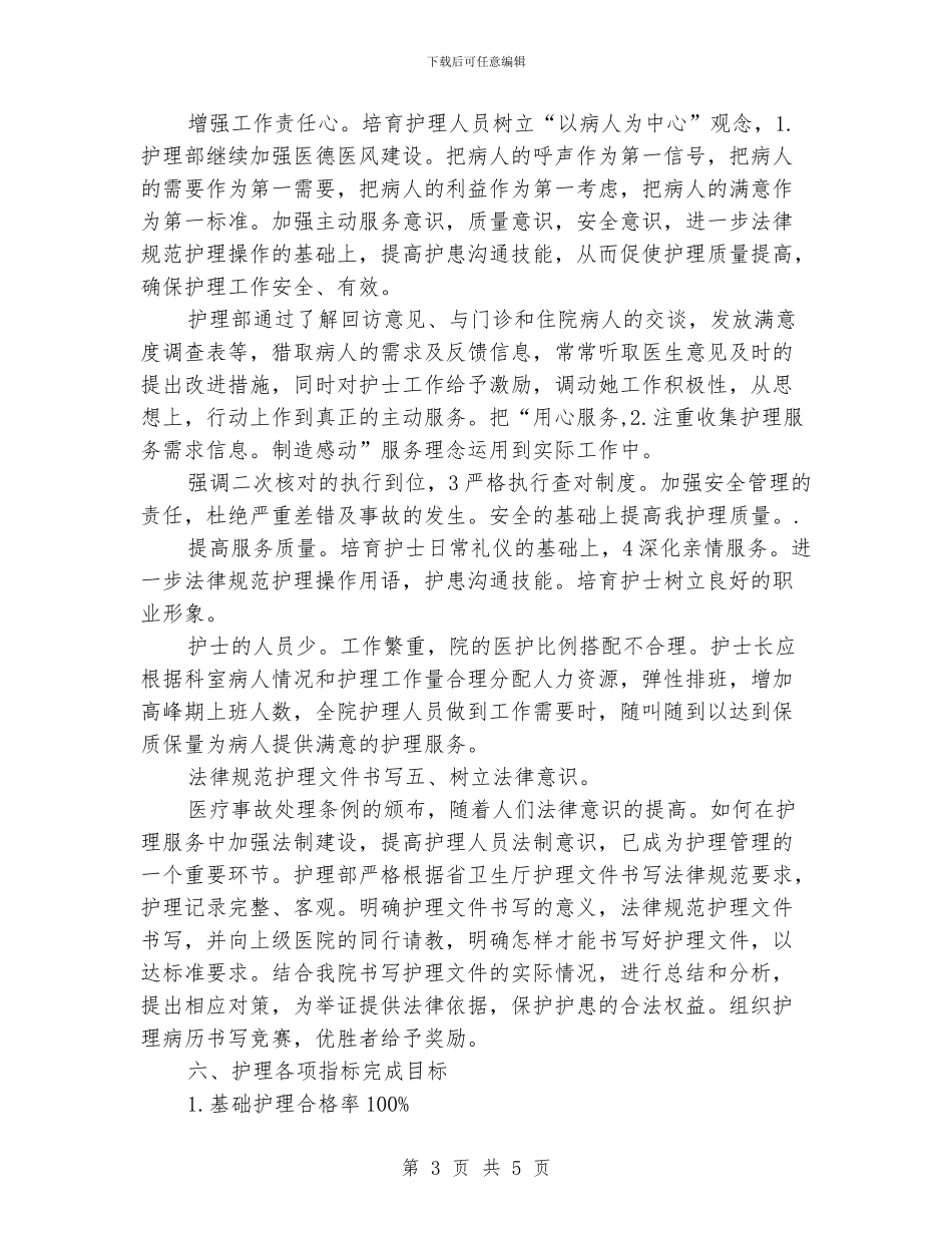 2024医院护理工作要点_第3页