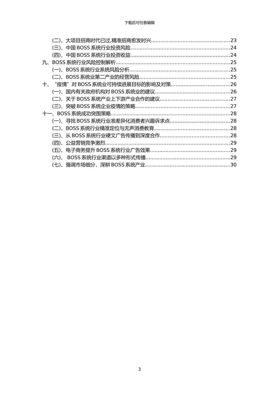 2024年BOSS系统行业市场需求分析报告及未来五至十年行业预测报告_第3页