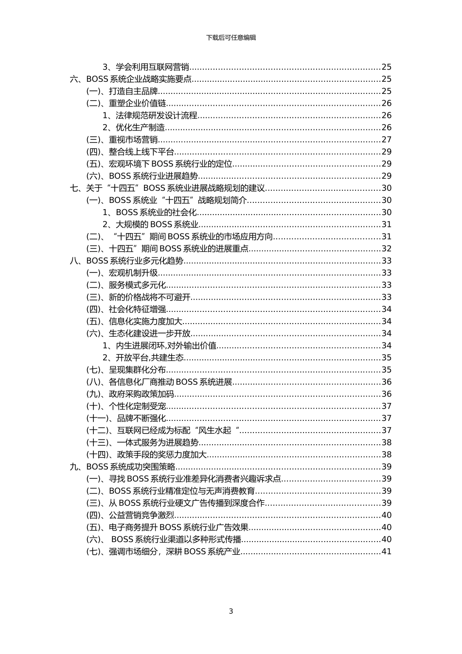 2024年BOSS系统行业洞察报告及未来五至十年预测分析报告_第3页