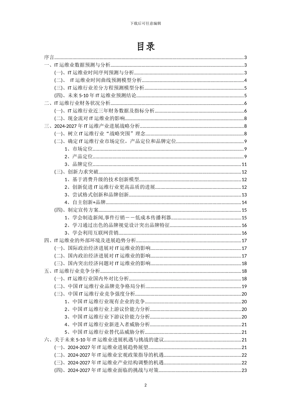 2024年IT运维行业市场突围及需求分析报告_第2页