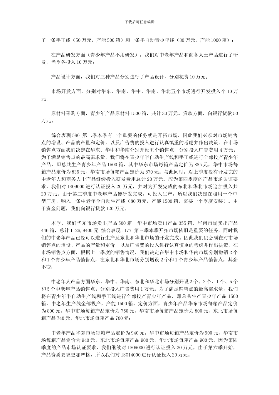 2024年[经营之道实训报告]_第2页