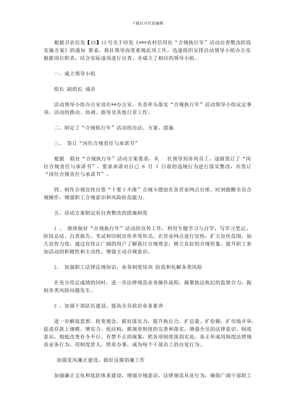 2024年“合规执行年”工作总结_第1页