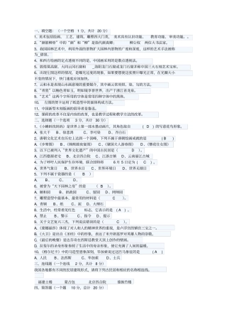 美术业务考试复习题分析