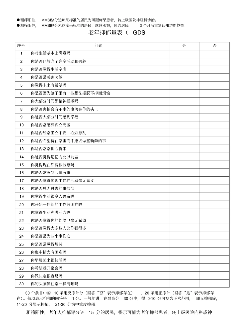 老年人简易智力状况检查量表_第2页