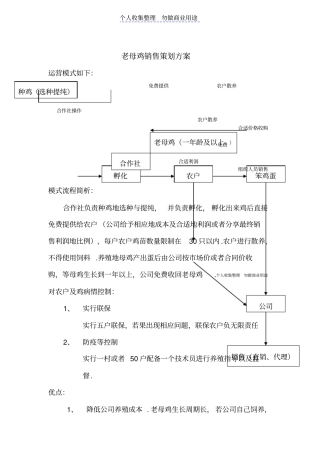 老母鸡营销策划技术方案