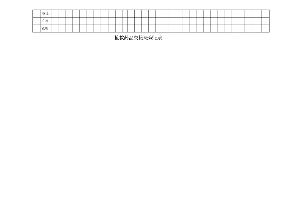 老院急诊抢救-物品交接本_第3页