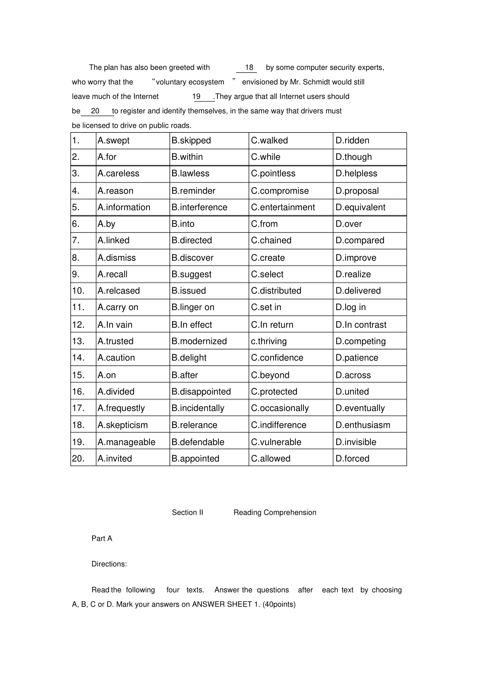 考研英语二真题-2011_第2页