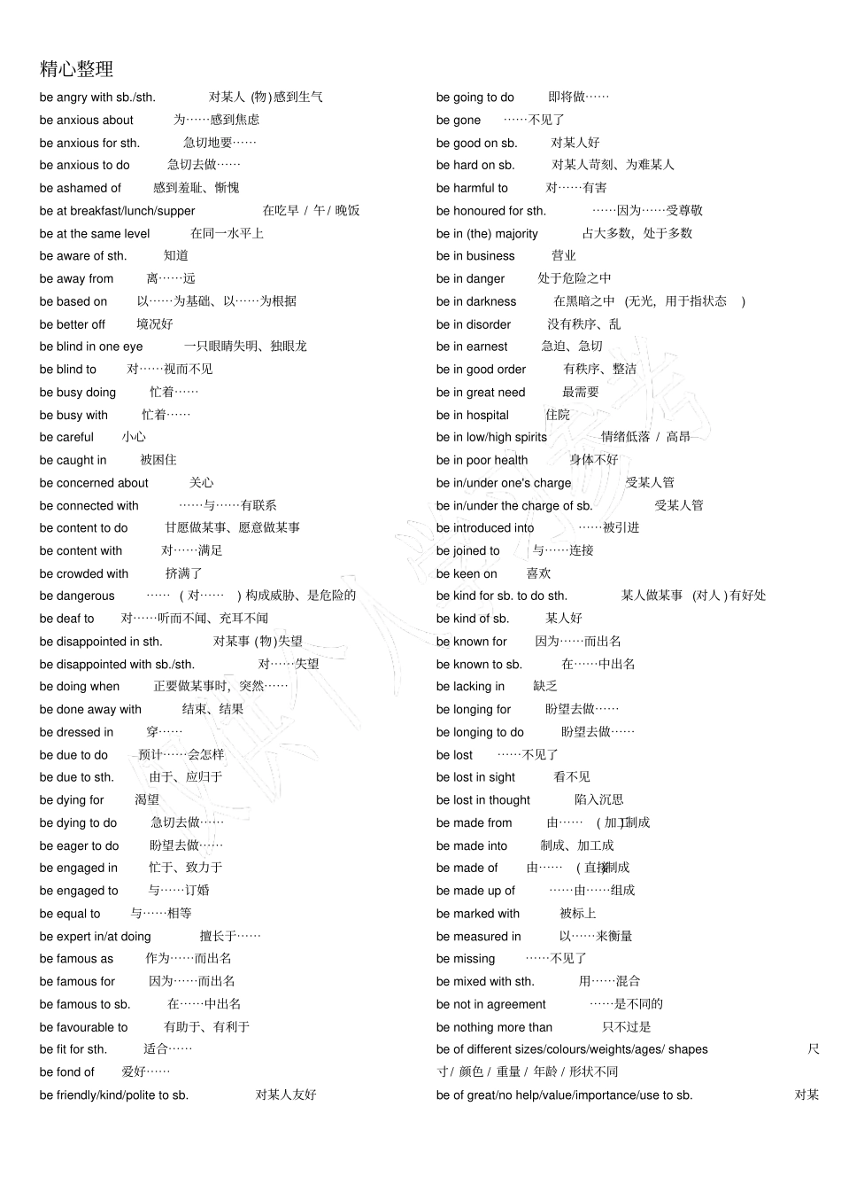 考研英语常用短语打印版_第3页