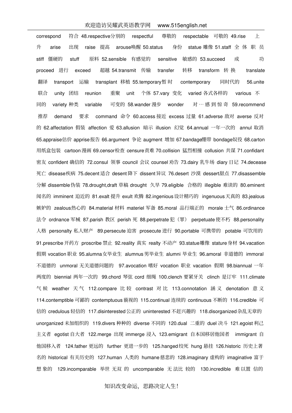 考研英语形近词辨析整理版_第2页