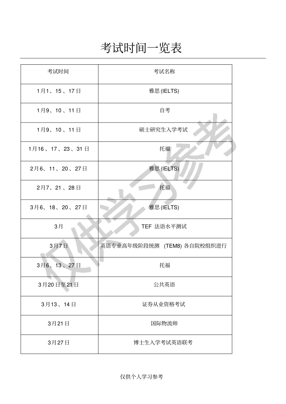 考试时间文档_第1页