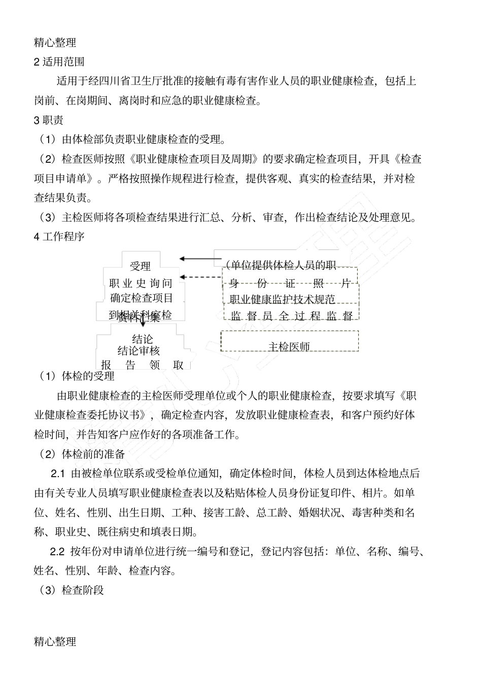 职业健康检查工作质量管理制度守则_第3页