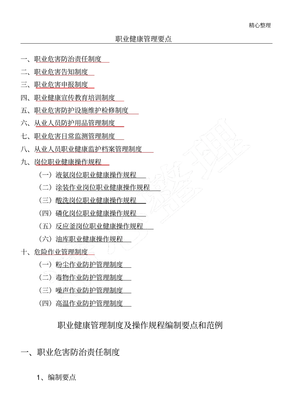 职业健康管理要点_第1页