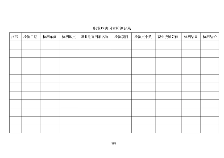 职业危害因素检测记录_第2页